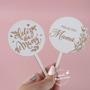 Mini toppers mamá