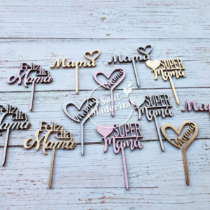 Mini Topper mdf Dia de la madre