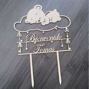 Topper  Baby Shower Bienvenido