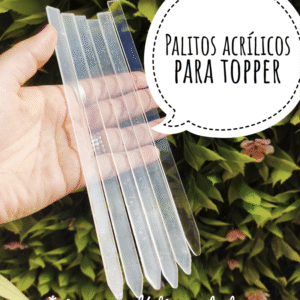 Set Palitos de Acrílico para Toppers