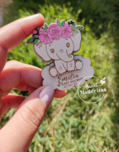 Souvenir Baby Shower Cumpleaños Elefantita