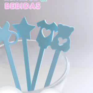 Set Revolvedor/ Agitador de bebidas baby shower