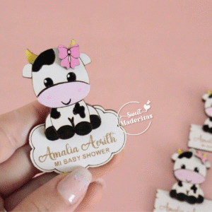 Souvenir Baby Shower Cumpleaños Vaquita